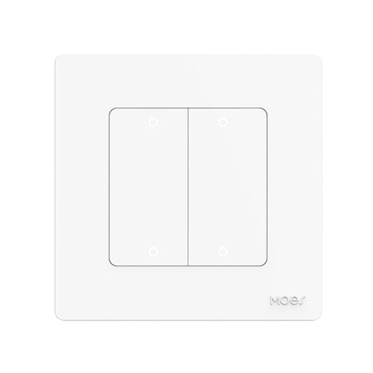 Tuya ZigBee Smart Single-fire Zero-fire Sharing Timing Voice Wall Switch EU Plug, Style: 4 Ways (White Scene Casual Post) - Smart Switch by buy2fix | Online Shopping UK | buy2fix