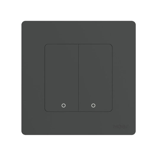 Tuya ZigBee Smart Single-fire Zero-fire Sharing Timing Voice Wall Switch EU Plug, Style: 2 Ways (Gray Scene Casual Post) - Smart Switch by buy2fix | Online Shopping UK | buy2fix