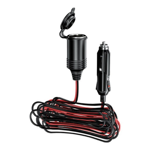 USB Cigarette Lighter Base With Electric Pickup 4m Power Extension Cable - Cigar Socket by buy2fix | Online Shopping UK | buy2fix