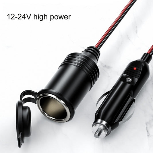 USB Cigarette Lighter Base With Electric Pickup 4m Power Extension Cable - Cigar Socket by buy2fix | Online Shopping UK | buy2fix