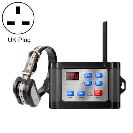 Outdoor Wireless Electronic Pet Fence Night Reflective Collar, Specification: One for One(UK Plug) - Training Aids by buy2fix | Online Shopping UK | buy2fix