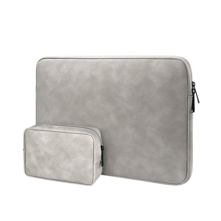 ND12 Lambskin Laptop Lightweight Waterproof Sleeve Bag, Size: 13.3 inches(Gray with Bag) by buy2fix