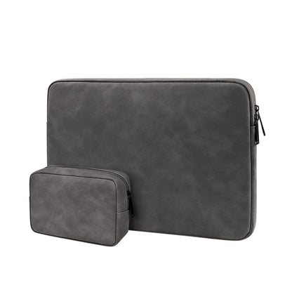 ND12 Lambskin Laptop Lightweight Waterproof Sleeve Bag, Size: 13.3 inches(Deep Gray with Bag) by buy2fix