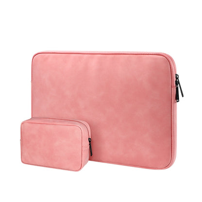 ND12 Lambskin Laptop Lightweight Waterproof Sleeve Bag, Size: 13.3 inches(Pink with Bag) by buy2fix