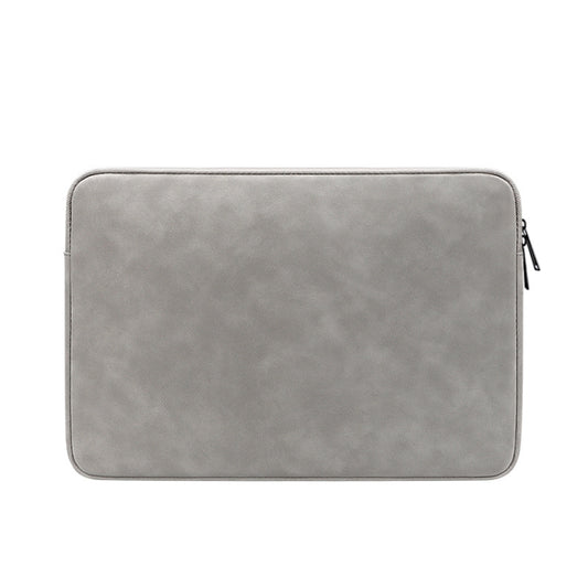 ND12 Lambskin Laptop Lightweight Waterproof Sleeve Bag, Size: 14.1-15.4 inches(Gray) by buy2fix