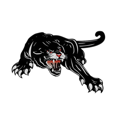 Colorful Black Panther Car Hood Door Reflective Sticker(Head Towards The Right) by buy2fix