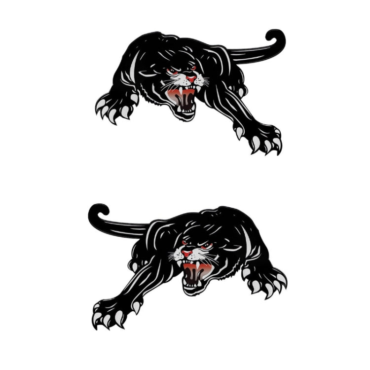 Colorful Black Panther Car Hood Door Reflective Sticker(Head Towards The Right) by buy2fix