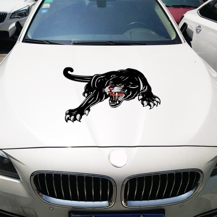Colorful Black Panther Car Hood Door Reflective Sticker(Head Towards The Left) by buy2fix