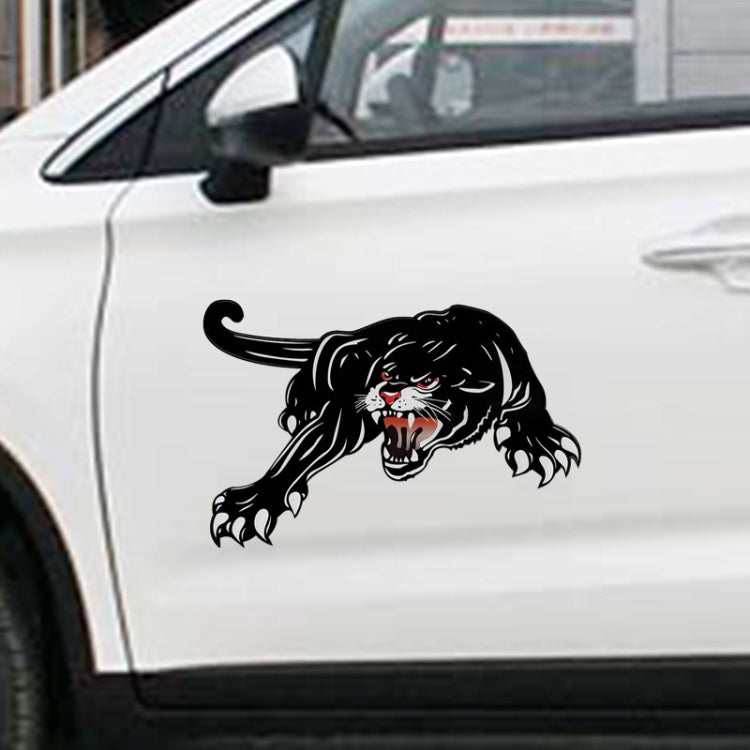 Colorful Black Panther Car Hood Door Reflective Sticker(Head Towards The Left) by buy2fix