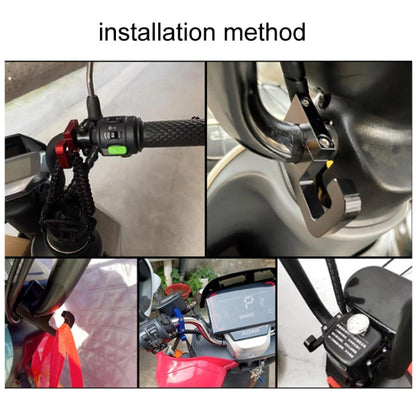 2pcs Motorcycle Type 69 Aluminum Alloy Multifunctional Helmet Hook(Silver) - Holder by buy2fix | Online Shopping UK | buy2fix