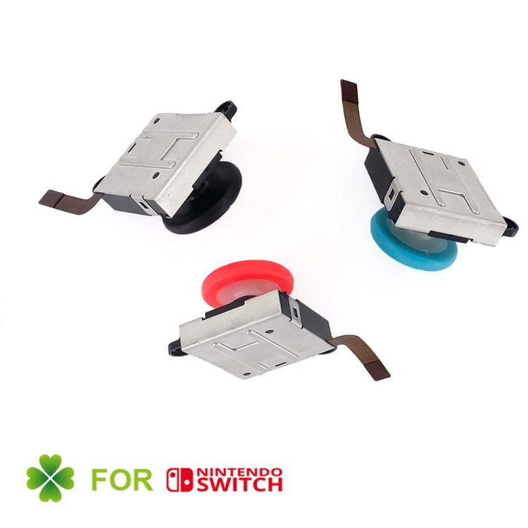 For Nintendo Switch 2pcs Game Console 3D Left Right Interoperability Rocker Remote Sensing Joystick(Black) by buy2fix