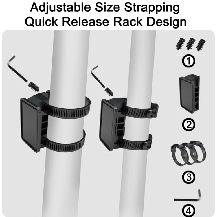 WILD MAN ES8X Electric Scooter Bicycle Fast Disassembly Hanging Bag EVA Hard Shell Bag, Size: 3L(Black) by WILD MAN