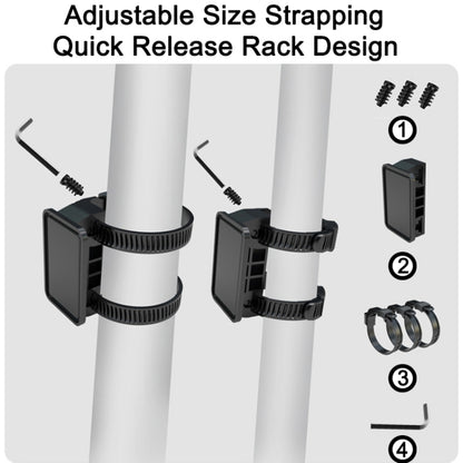 WILD MAN ES8X Electric Scooter Bicycle Fast Disassembly Hanging Bag EVA Hard Shell Bag, Size: 3L(Black) by WILD MAN