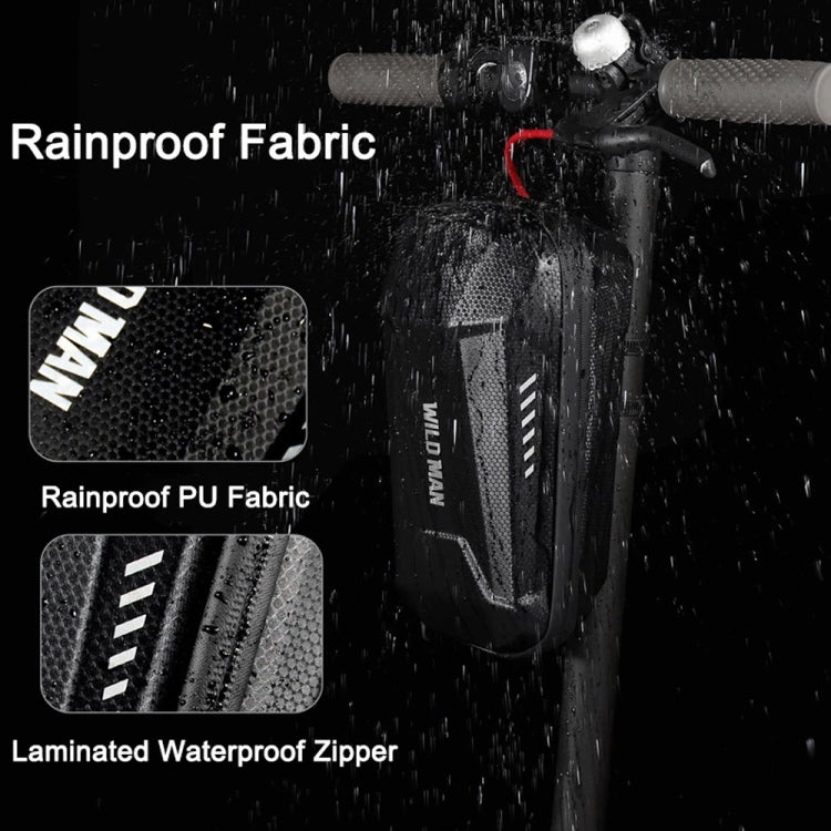 WILD MAN ES8X Electric Scooter Bicycle Fast Disassembly Hanging Bag EVA Hard Shell Bag, Size: 3L(Black) by WILD MAN