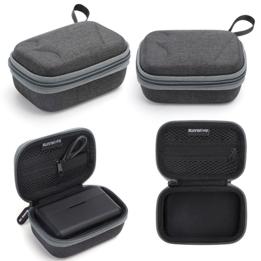 For DJI MIC Sunnylife B557 Wireless Microphone Portable Protective Box Storage Bag(Dark Gray) - Microphone by Sunnylife | Online Shopping UK | buy2fix