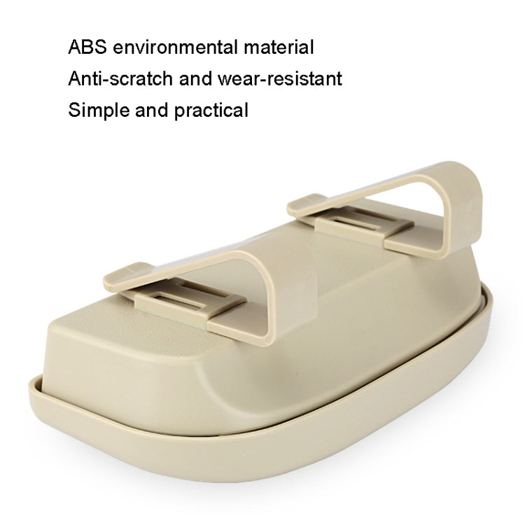 Multifunctional Car Glasses Box Car Sunshine Board Tickets Glasses Clamp(Black) by buy2fix