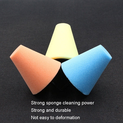 Car Cone 3 inch Polishing Sponge Waxing Sponge Wheel(Orange) - Polishing Machine & Accessories by buy2fix | Online Shopping UK | buy2fix