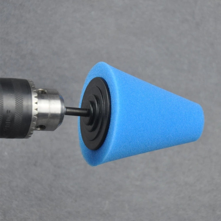 Car Cone 3 inch Polishing Sponge Waxing Sponge Wheel(Orange) - Polishing Machine & Accessories by buy2fix | Online Shopping UK | buy2fix