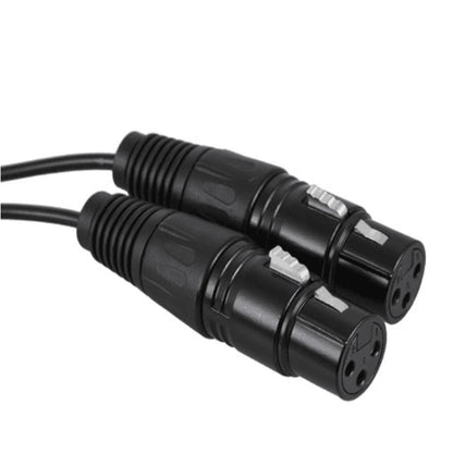 2RCA To 2XLR Speaker Canon Cable Audio Balance Cable, Size: 0.5m(Dual Lotus To Dual Female) - Microphone Audio Cable & Connector by buy2fix | Online Shopping UK | buy2fix