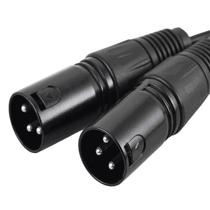 2RCA To 2XLR Speaker Canon Cable Audio Balance Cable, Size: 1m(Dual Lotus To Dual Canon Male) - Microphone Audio Cable & Connector by buy2fix | Online Shopping UK | buy2fix