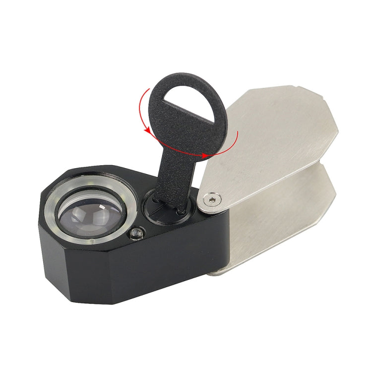MG7802 30X 6LEDs + 7UV Lamps Jewelry Appreciation Magnifying Glass(Round) - Detection Jewelry by buy2fix | Online Shopping UK | buy2fix