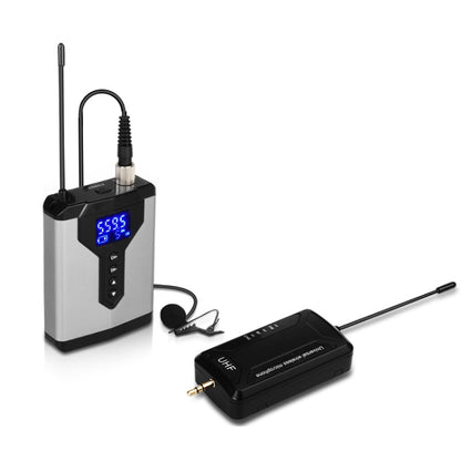 Q6 1 Drag 1 Wireless Lavalier USB Computer Recording Microphone Live Phone SLR Lavalier Microphone - Microphone by buy2fix | Online Shopping UK | buy2fix
