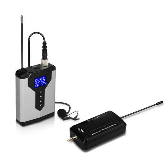 Q6 1 Drag 1 Wireless Lavalier USB Computer Recording Microphone Live Phone SLR Lavalier Microphone - Microphone by buy2fix | Online Shopping UK | buy2fix