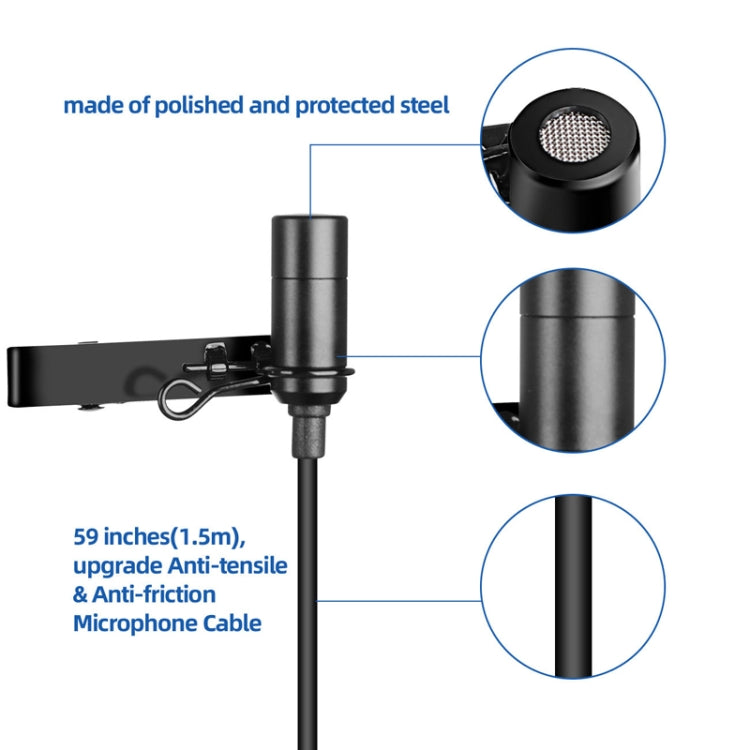 Q6 1 Drag 1 Wireless Lavalier Head Wear With Stand USB Computer Recording Microphone Live Phone SLR Lavalier Microphone - Microphone by buy2fix | Online Shopping UK | buy2fix