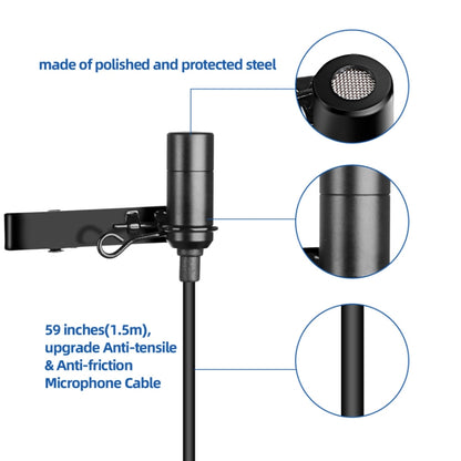 Q6 1 Drag 1 Wireless Lavalier Head Wear With Stand USB Computer Recording Microphone Live Phone SLR Lavalier Microphone - Microphone by buy2fix | Online Shopping UK | buy2fix