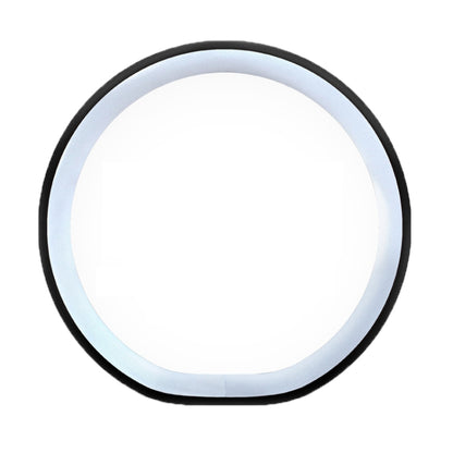 Car Steering Wheel Short Plush Winter Non-slip Grip Cover, Size: 38cm(D Shaped Black) by buy2fix