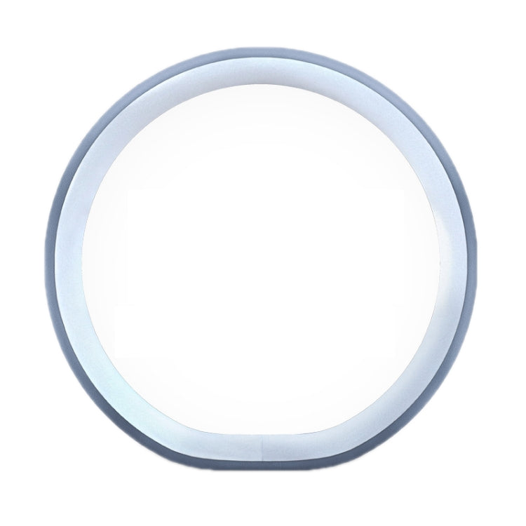 Car Steering Wheel Short Plush Winter Non-slip Grip Cover, Size: 38cm(D Shaped Silver Gray) by buy2fix