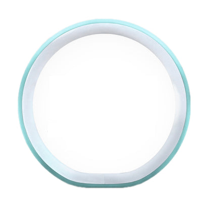 Car Steering Wheel Short Plush Winter Non-slip Grip Cover, Size: 38cm(D Shaped Blue) by buy2fix