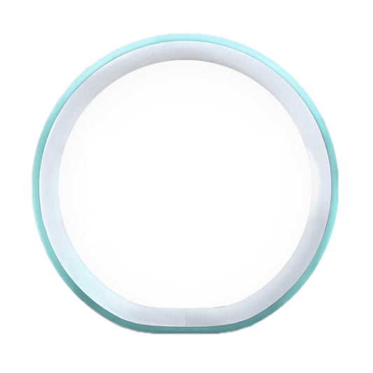 Car Steering Wheel Short Plush Winter Non-slip Grip Cover, Size: 38cm(D Shaped Blue) by buy2fix