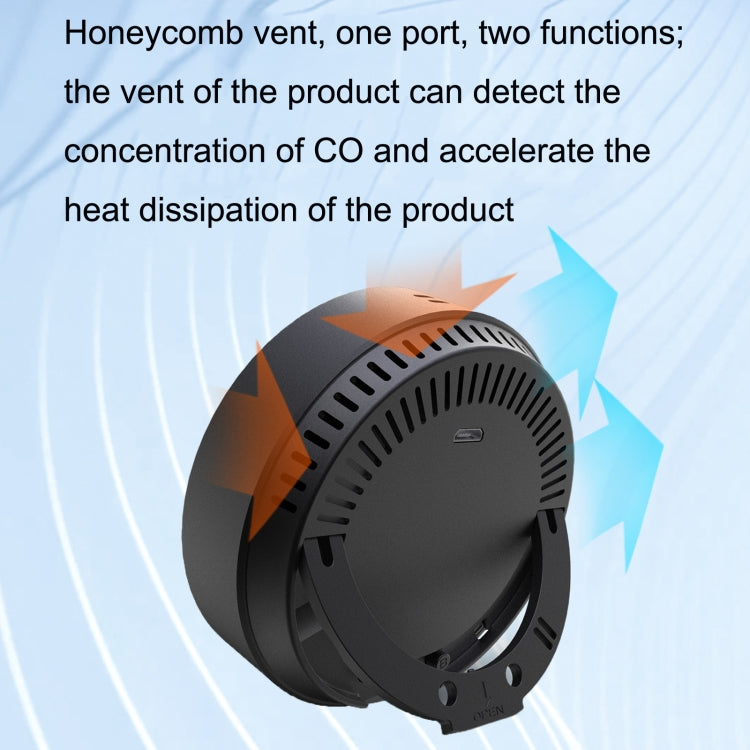 PTH-12 Infrared Carbon Dioxide Detector Portable Temperature And Humidity Air Quality Monitoring Instrument - Gas Monitor by buy2fix | Online Shopping UK | buy2fix