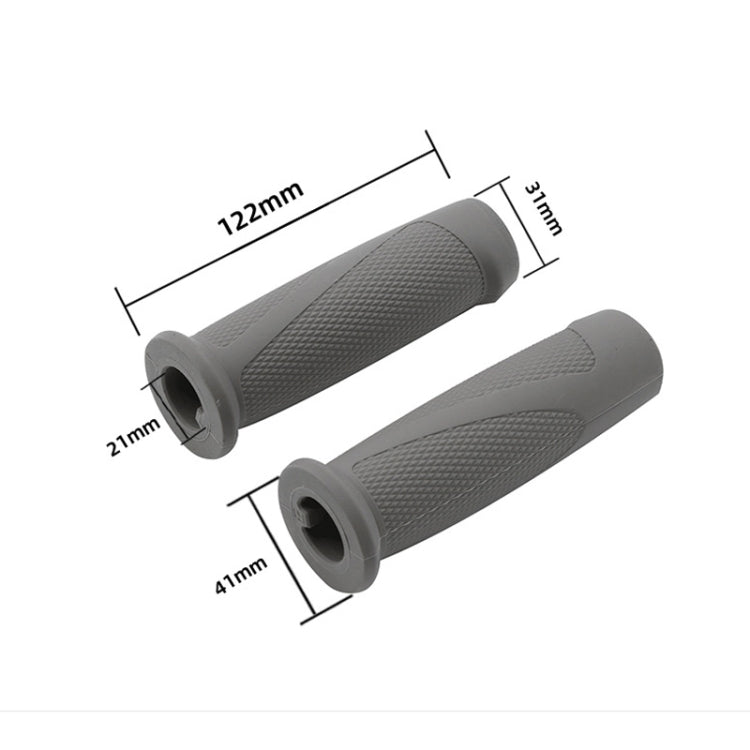 For Ninebot F30/F40 1pair Electric Scooter Silicone Handlebar Cover(Gray) - Accessories & Parts by buy2fix | Online Shopping UK | buy2fix