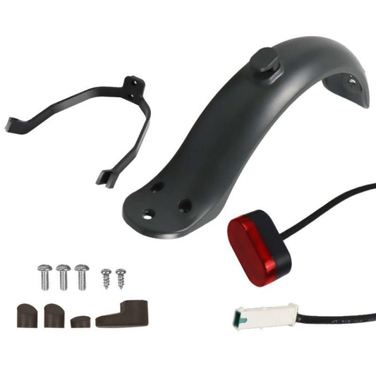 For Xiaomi M365 Electric Scooter Accessories, Fender+Bracket+Taillight, Color: Black Without Wrench - Accessories & Parts by buy2fix | Online Shopping UK | buy2fix