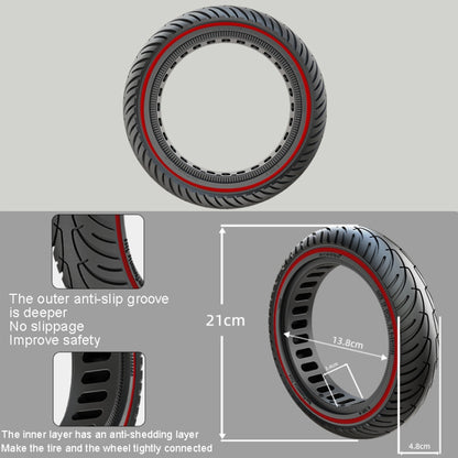 Electric Scooter 8.5 inch Honeycomb Solid Tire For Xiaomi M365/M365 Pro /1S/Pro2/Essential(Red) - Accessories & Parts by buy2fix | Online Shopping UK | buy2fix