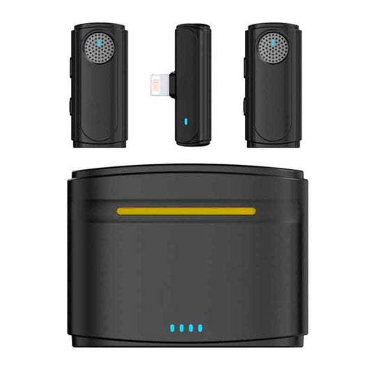 J20 One-two Wireless Lavalier Microphone Audio Video Recording ,Spec: 8 Pin Interface - Microphone by buy2fix | Online Shopping UK | buy2fix