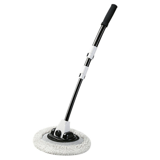 Soft Hair Curved Rod Car Wash Long Handle Telescopic Mop, Color: Black White - Car washing supplies by buy2fix | Online Shopping UK | buy2fix