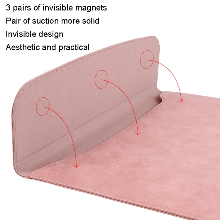 A20 Laptop Bag Magnetic Suction Slim Tablet Case Inner Bag, Size: 13 inch(Pink) by buy2fix