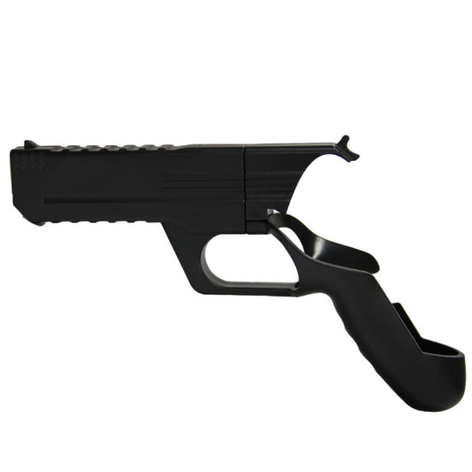 For Meta  Quest 2 VR Controller 1pair Sturdy Shooting Handle Holder(Black) - VR Accessories by buy2fix | Online Shopping UK | buy2fix