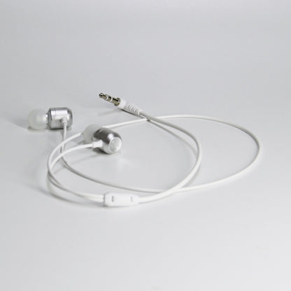 For Meta Quest 2 VR Glasses Ear-in Headset 3.5 Elbow Aluminum Earphones(White) - VR Accessories by buy2fix | Online Shopping UK | buy2fix