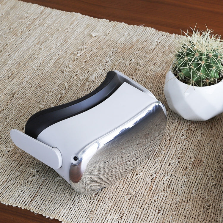 For Meta Quest 2 VR Front Cover Protective Face Shell(Silver Plating) by buy2fix