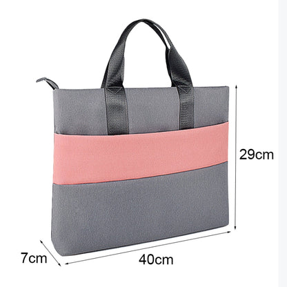 ST05DZ 14.1-15.4 Inch Universal Color Matching Portable Laptop Liner Bag(Pink and Gray) by buy2fix