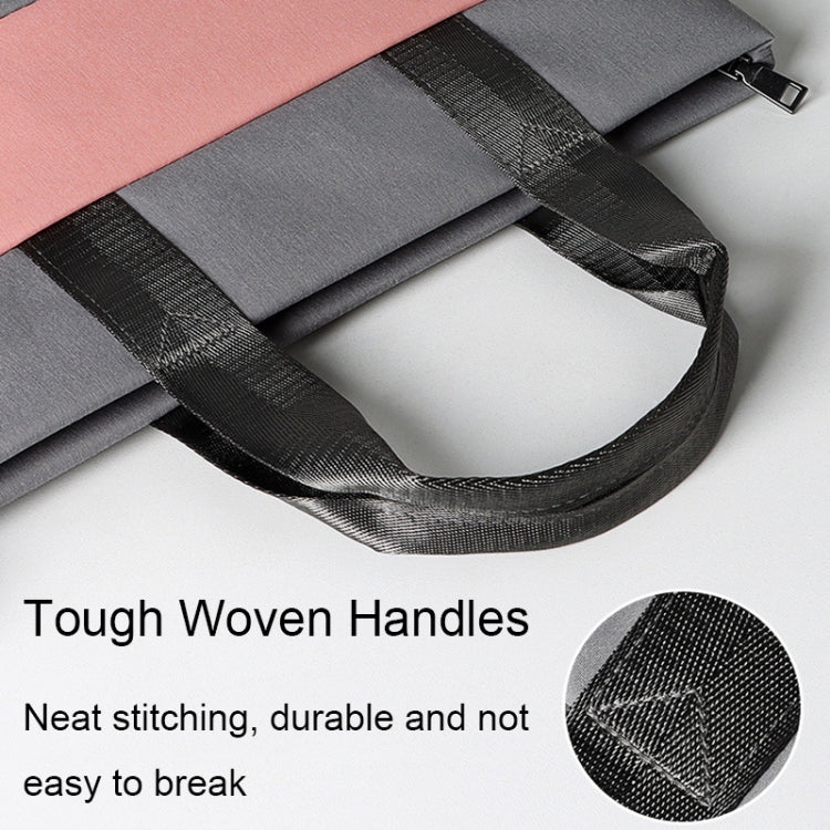 ST05DZ 14.1-15.4 Inch Universal Color Matching Portable Laptop Liner Bag(Pink and Gray) by buy2fix