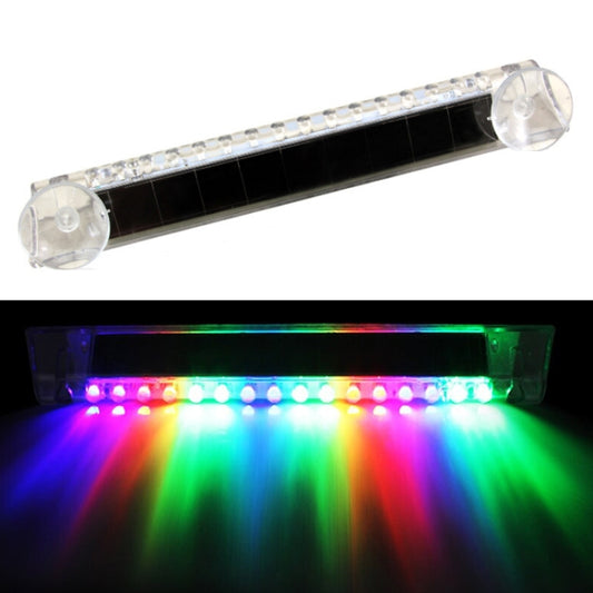 Wiring Free Rear Window Solar LED Sensor Car Warning Light(Color) - Warning Lights by buy2fix | Online Shopping UK | buy2fix