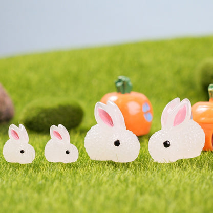 20pcs Large Car Luminous Rabbit Ornament Car Interior Decoration Supplies by buy2fix