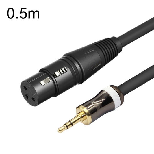 3.5mm To Caron Female Sound Card Microphone Audio Cable, Length: 0.5m - Microphone Audio Cable & Connector by buy2fix | Online Shopping UK | buy2fix