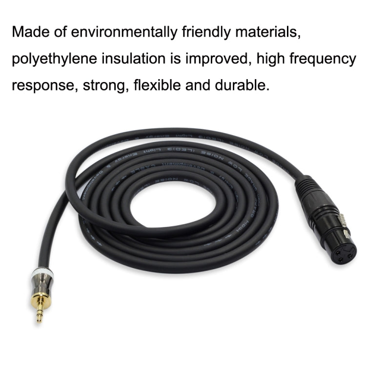 3.5mm To Caron Female Sound Card Microphone Audio Cable, Length: 2m - Microphone Audio Cable & Connector by buy2fix | Online Shopping UK | buy2fix