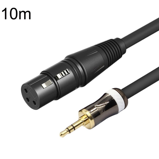 3.5mm To Caron Female Sound Card Microphone Audio Cable, Length: 10m - Microphone Audio Cable & Connector by buy2fix | Online Shopping UK | buy2fix